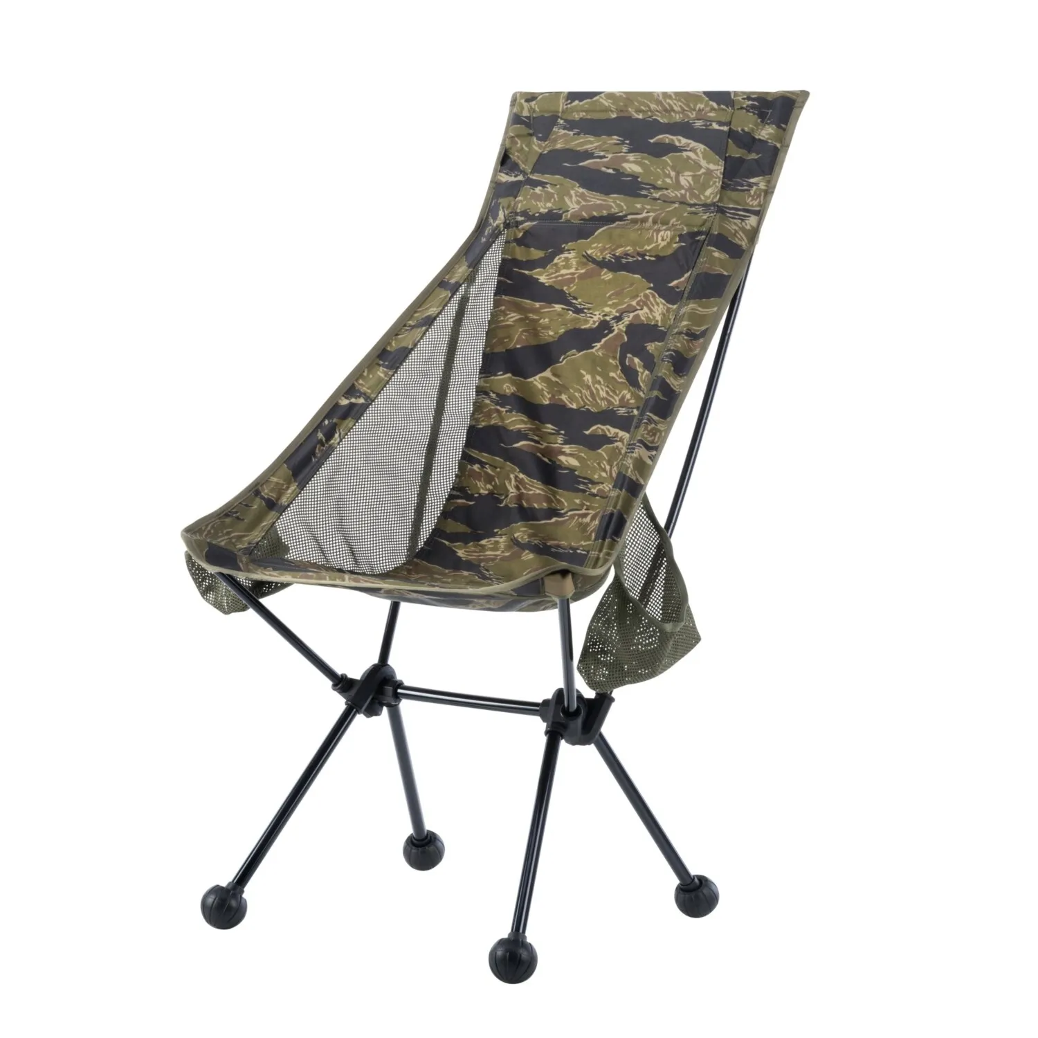 Krzesło turystyczne składane wysokie HELIKON TRAVELER Enlarged Lightweight Chair - Tiger Stripe - (AC-ELC-CD-62)