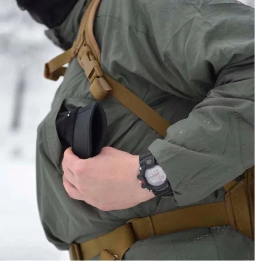 Czapka Helikon Foldig Outdoor Cap - StormStretch - Czarny-Black (CZ-FOC-NL-01)