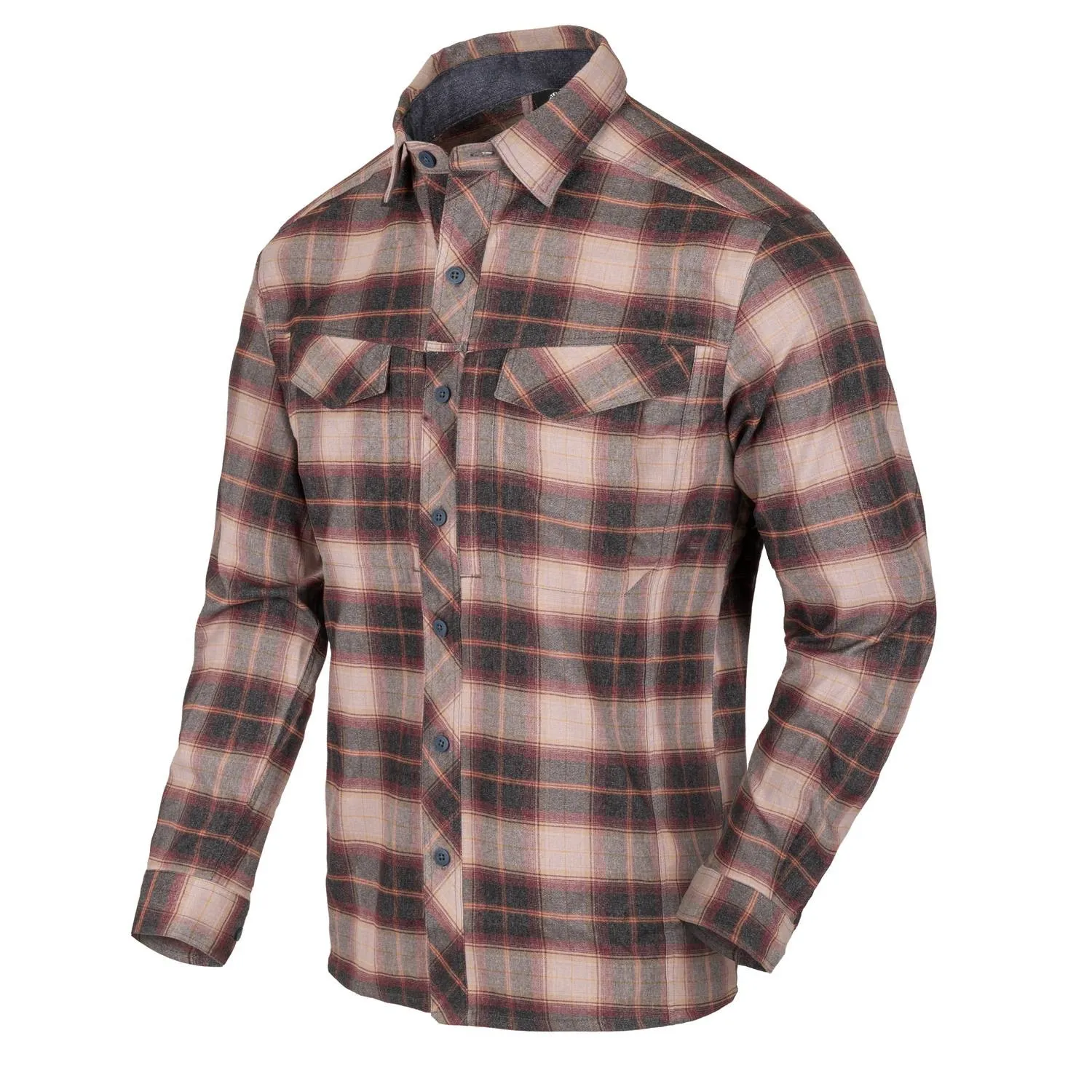 Koszula Defender Mk2 PILGRIM Long Sleeve Shirt Rust Plaid (KO-DPG-SR-P9)