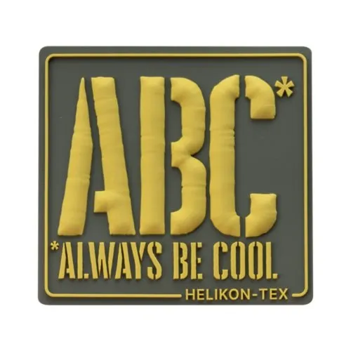 Naszywka ABC Always Be Cool Patch - Green - ( jeden rozmiar ) (OD-ABC-RB-82)