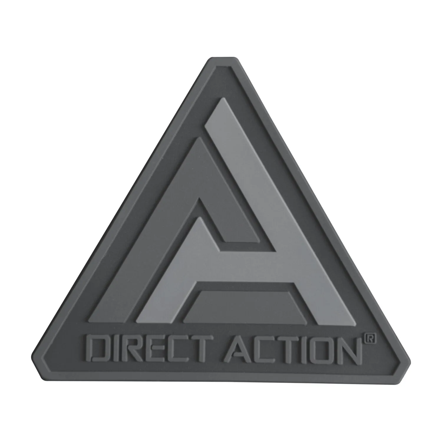 Naszywka DIRECT ACTION Logo Patch - PVC - Black - ( jeden rozmiar ) (PA-DALG-PVC-BLK)