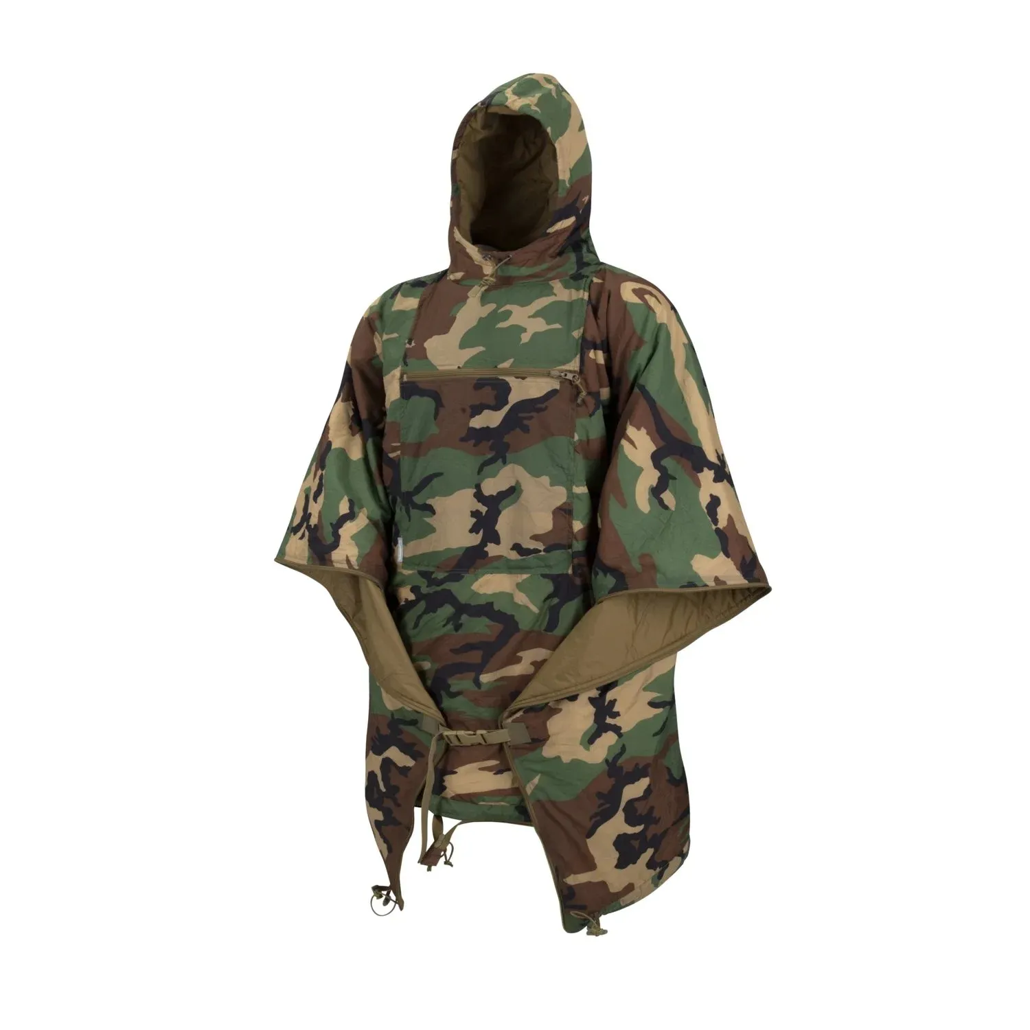 Poncho HELIKON Swagman Roll - Nylon - US Woodland - One Size (PO-SMR-NL-03)
