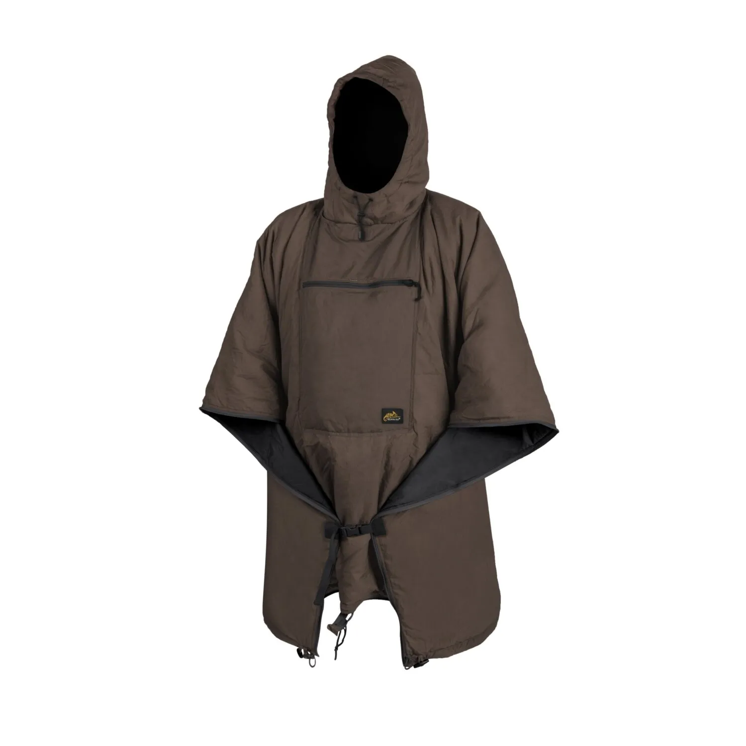 Poncho peleryna HELIKON SWAGMAN ROLL ocieplane - Earth Brown - ( jeden rozmiar ) (PO-SMR-NL-0A)