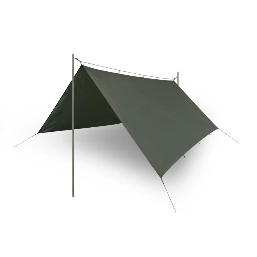 Płachta biwakowa Helikon SUPERTARP - Polyester Ripstop - Olive Green (PO-STP-PO-02)