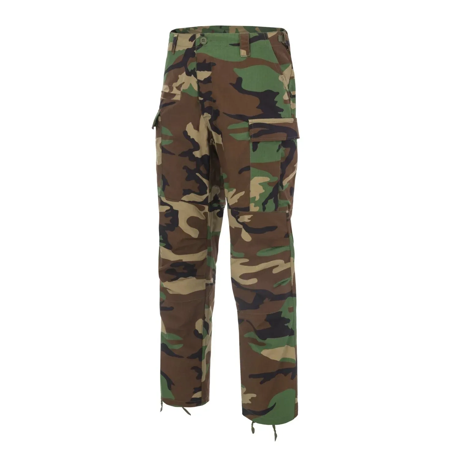 Spodnie bojówki HELIKON BDU Mk2 PolyCotton Ripstop US Woodland (SP-BD2-PR-03)