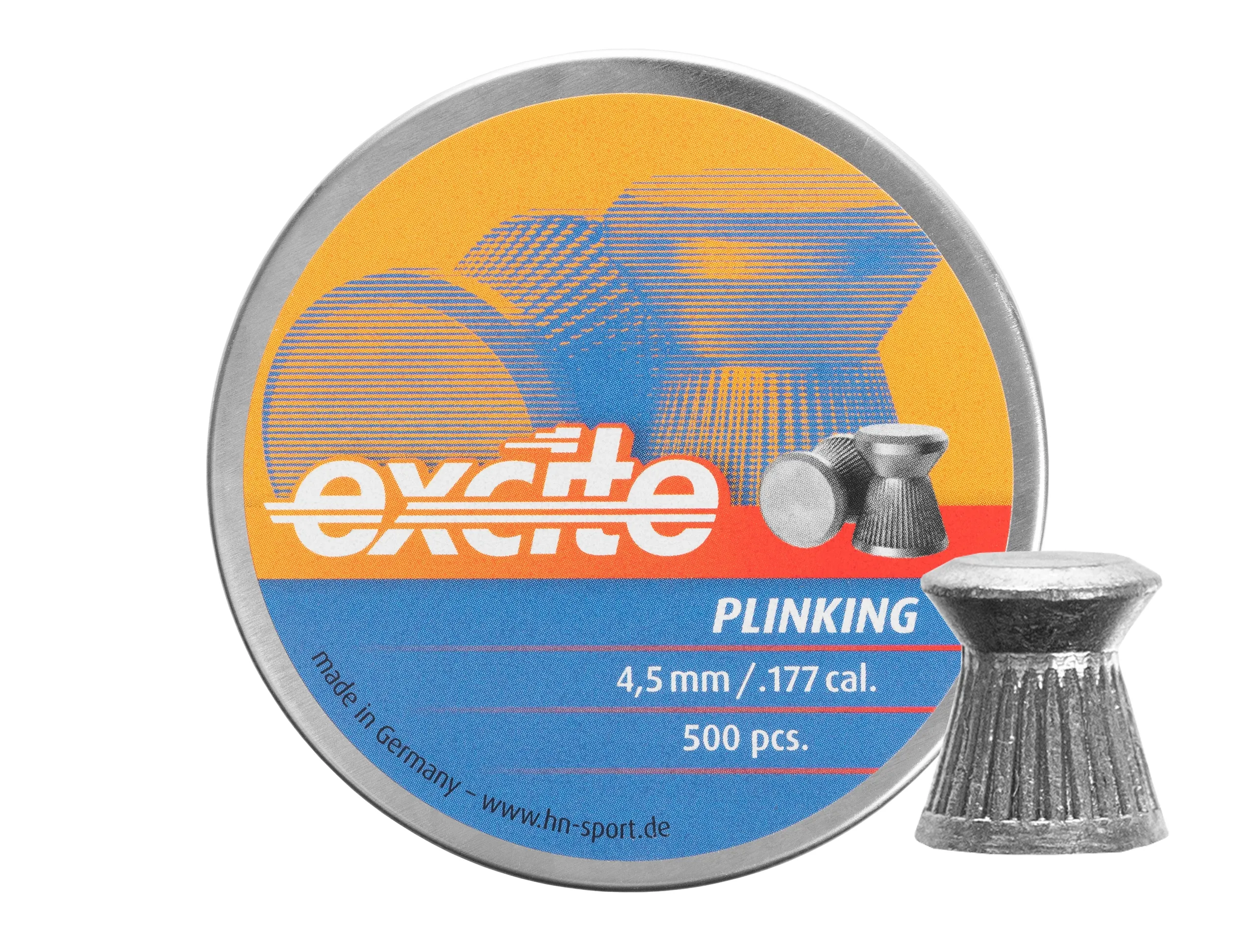 Śrut 4,5 mm Diabolo H&N Excite Plinking 500 szt. płaski (93124500005)