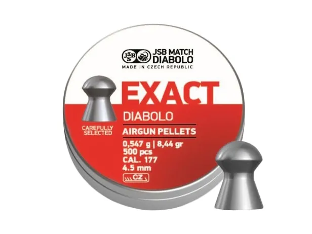 Śrut 4,52 mm Diabolo JSB Exact 500 półokrągły (546237-500)