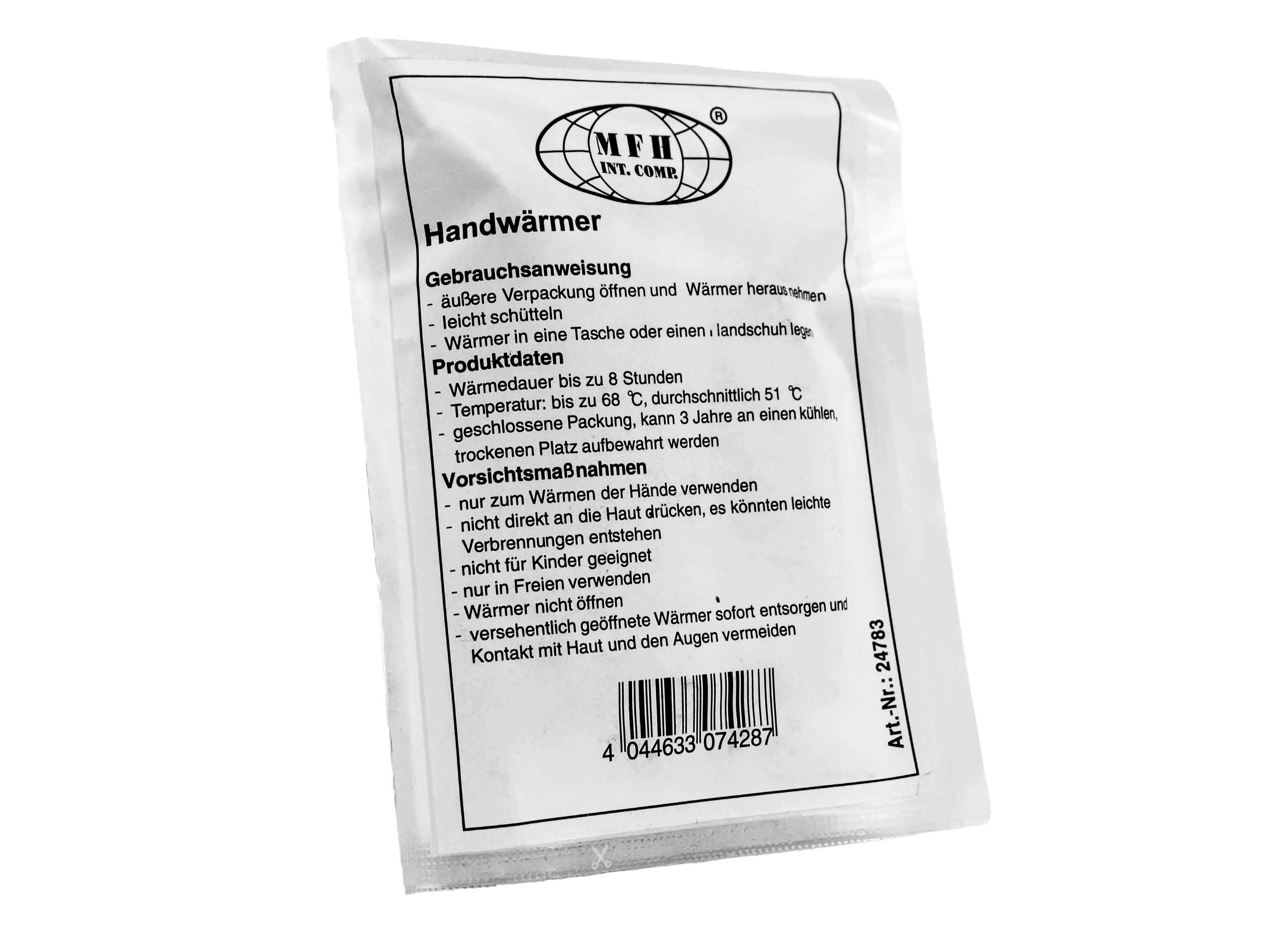 Ogrzewacz do rąk chemiczny uniwers. podwójny MFH (24783)