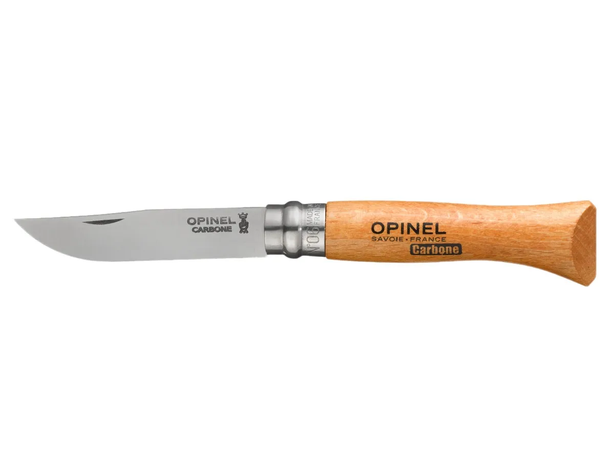 Nóż Opinel 6 carbon buk (113060)