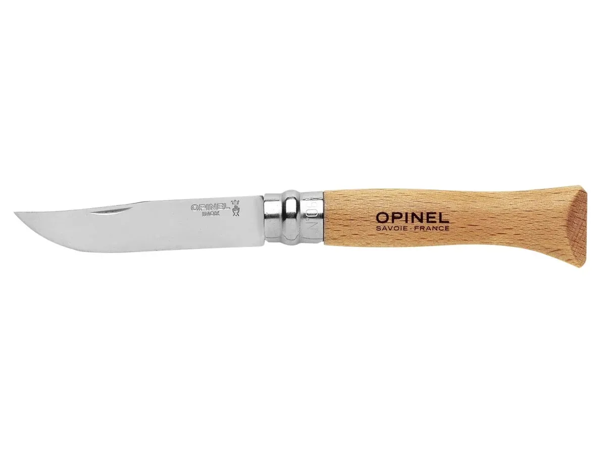 Nóż Opinel 10 inox buk (123100)