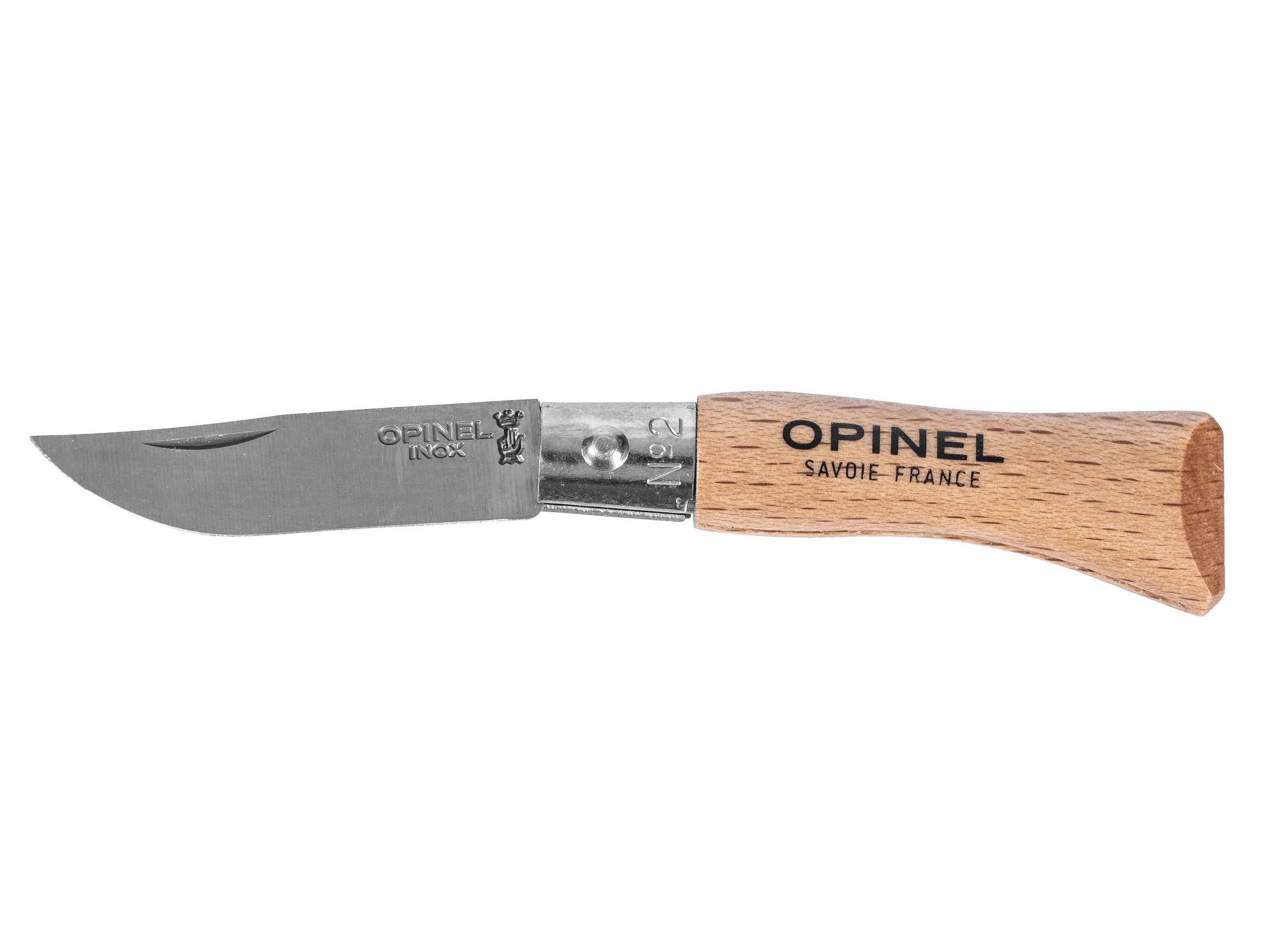 Nóż Opinel 02 inox buk (001070)