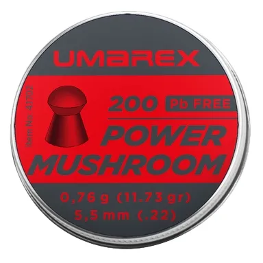 Śrut 5,5 mm Diabolo Umarex Power Mushroom grzybek 200 szt. (4.1702)