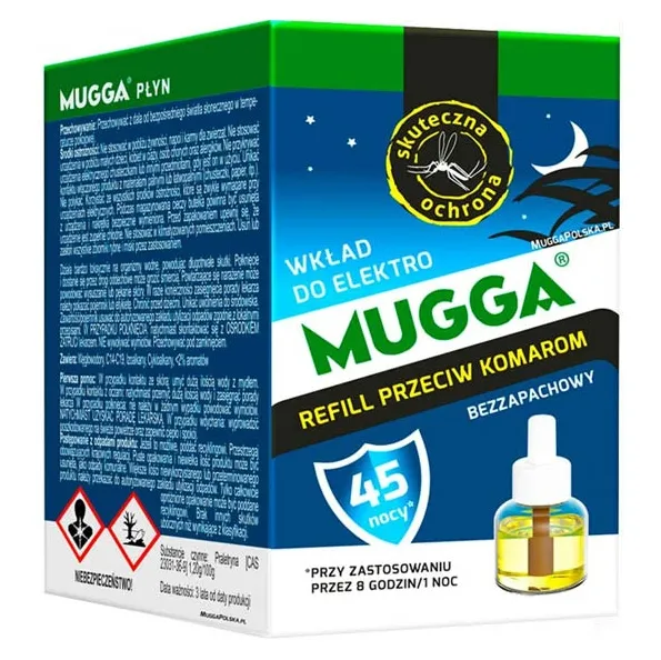 Wkład do elektrofumigatora Mugga 45 nocy 35ml (167-007)