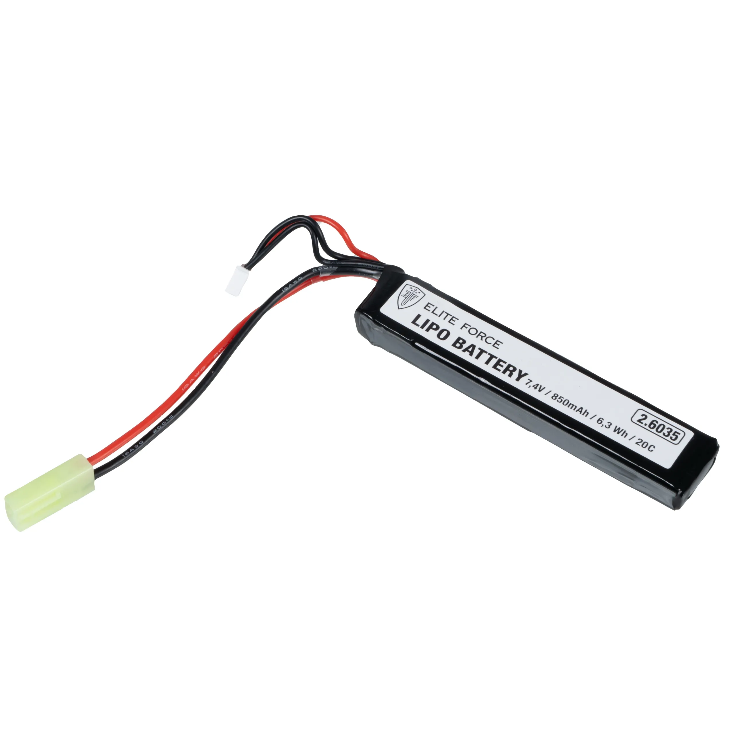 Akumulator do replik ASG Elite Force 7,4 V, 850 mAh, 20 C (2.6035)