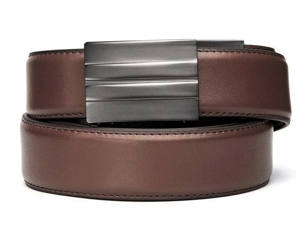 Pasek do spodni KORE Essentials X2 skórzany brązowy (X2GUNBRN)