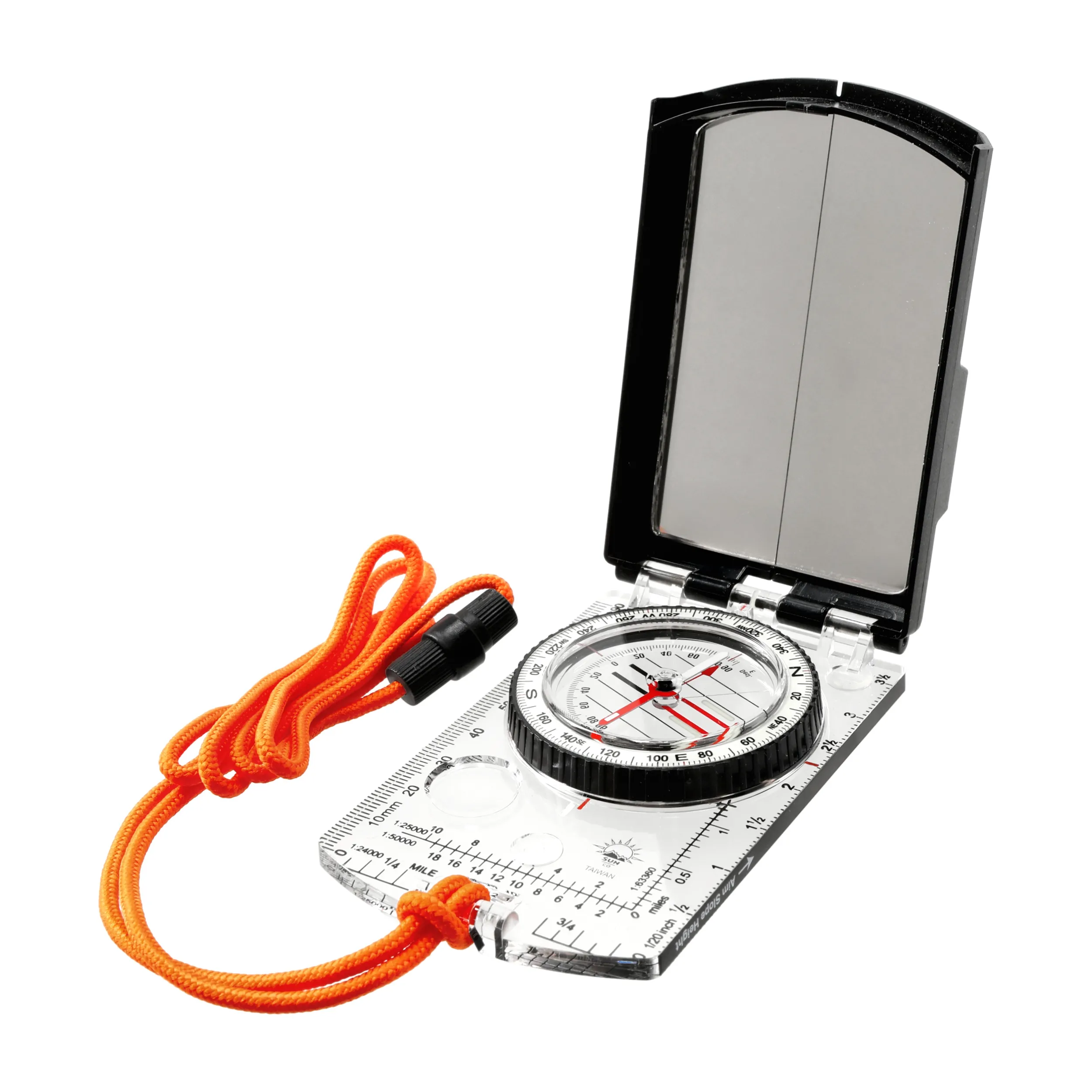 Kompas mapowy z lusterkiem Sun Co. ProSight Map Compass świecący w ciemności (M711)