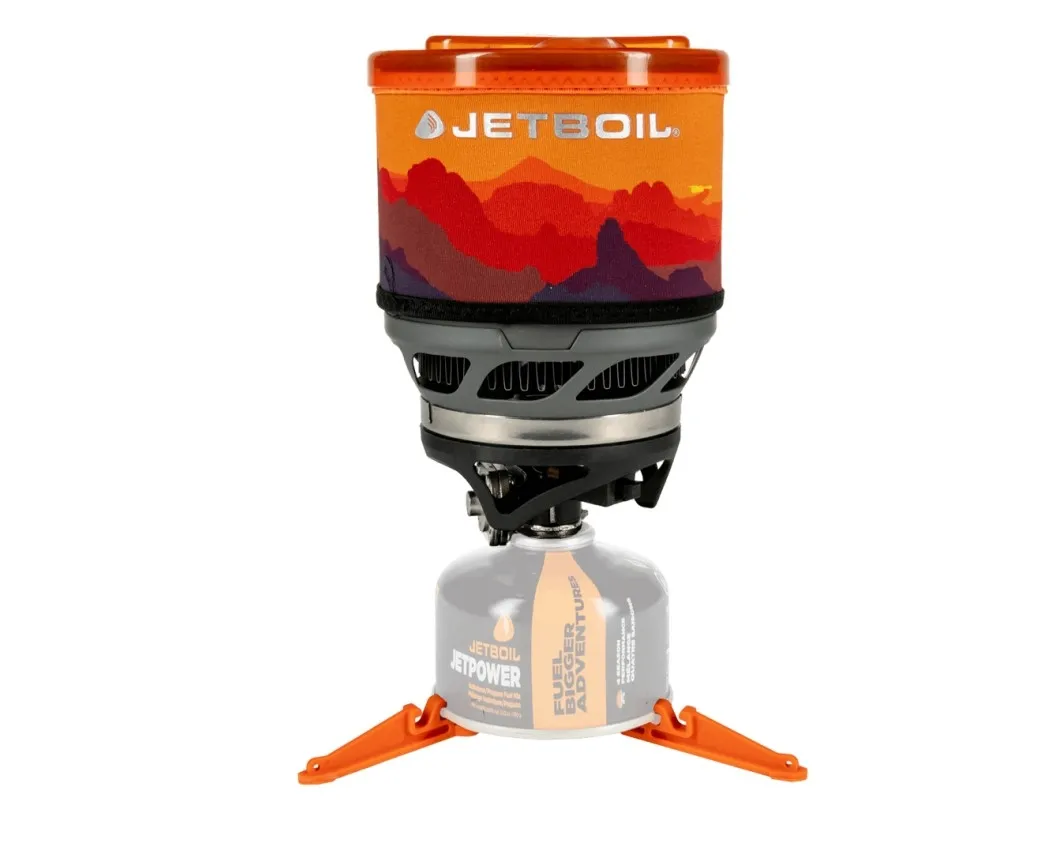 Kuchenka turystyczna gazowa JETBOIL MiniMo 1 L. Sunset pomarańcz-czerwień