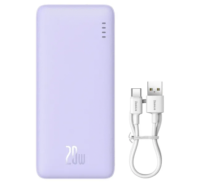 Powerbank BASEUS AIRPOW 20000MAH 20W (FIOLETOWY)