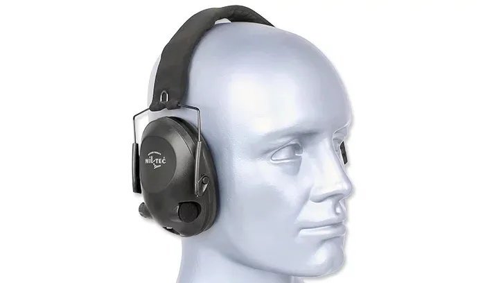 Słuchawki Aktywne Mil-Tec - EED - Czarny - 16243002