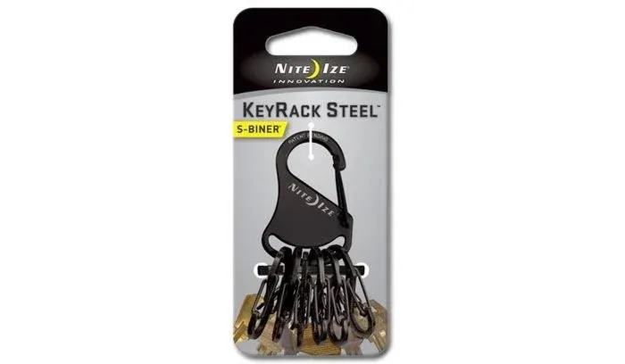 Brelok Nite Ize S-Biner KeyRack Steel - Czarny - KRS-03-01