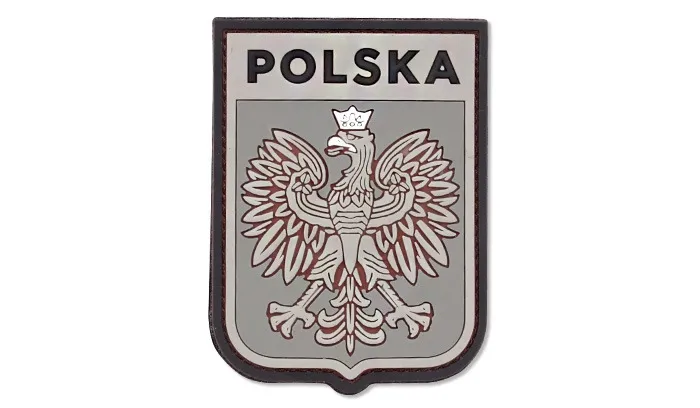 Naszywka 3D - Polska herb - Szary - 444130-7056 - 101 Inc.