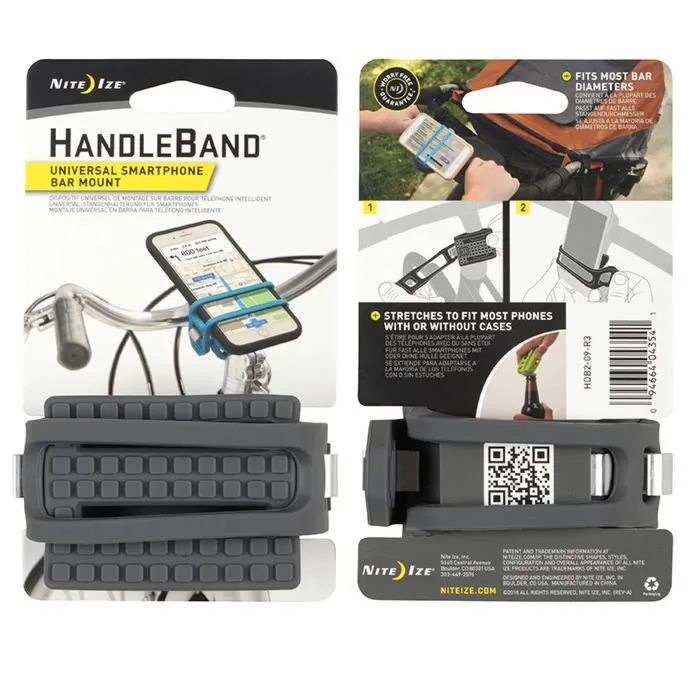 HandleBand Universal Smartphone Mount - Szary - HDB2-09-R3 - Nite Ize