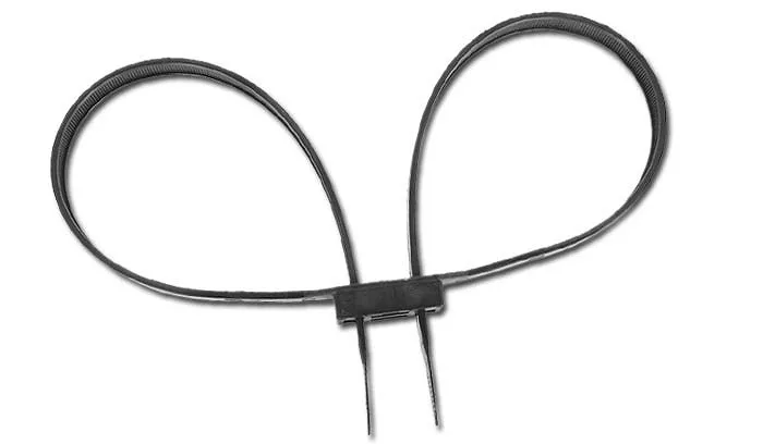 Kajdanki Jednorazowe Mil-Tec - Wzmacniane - Czarne