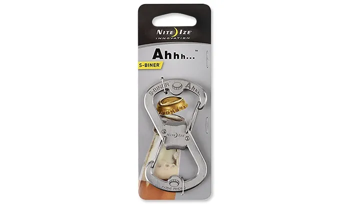 Karabińczyk Nite Ize S-Biner Ahhh Bottle Opener - Stalowy - SBO-03-11