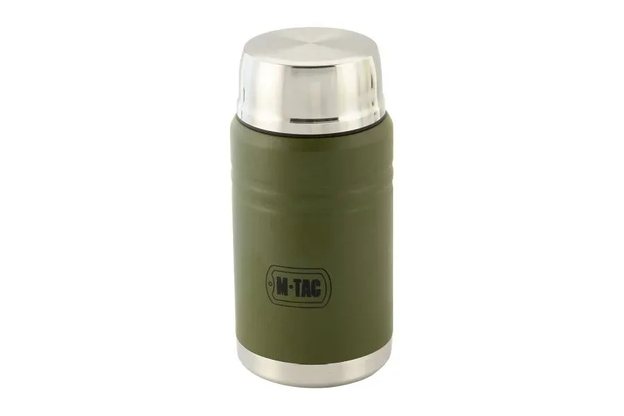 Termos obiadowy z łyżką ze stali Inox M-TAC Olive poj. 750 ml.