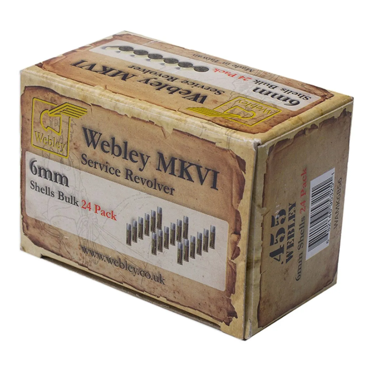 Kartridże Webley do rewolwerów MKVI kal.4,5 mm Diabolo-24 sztuk
